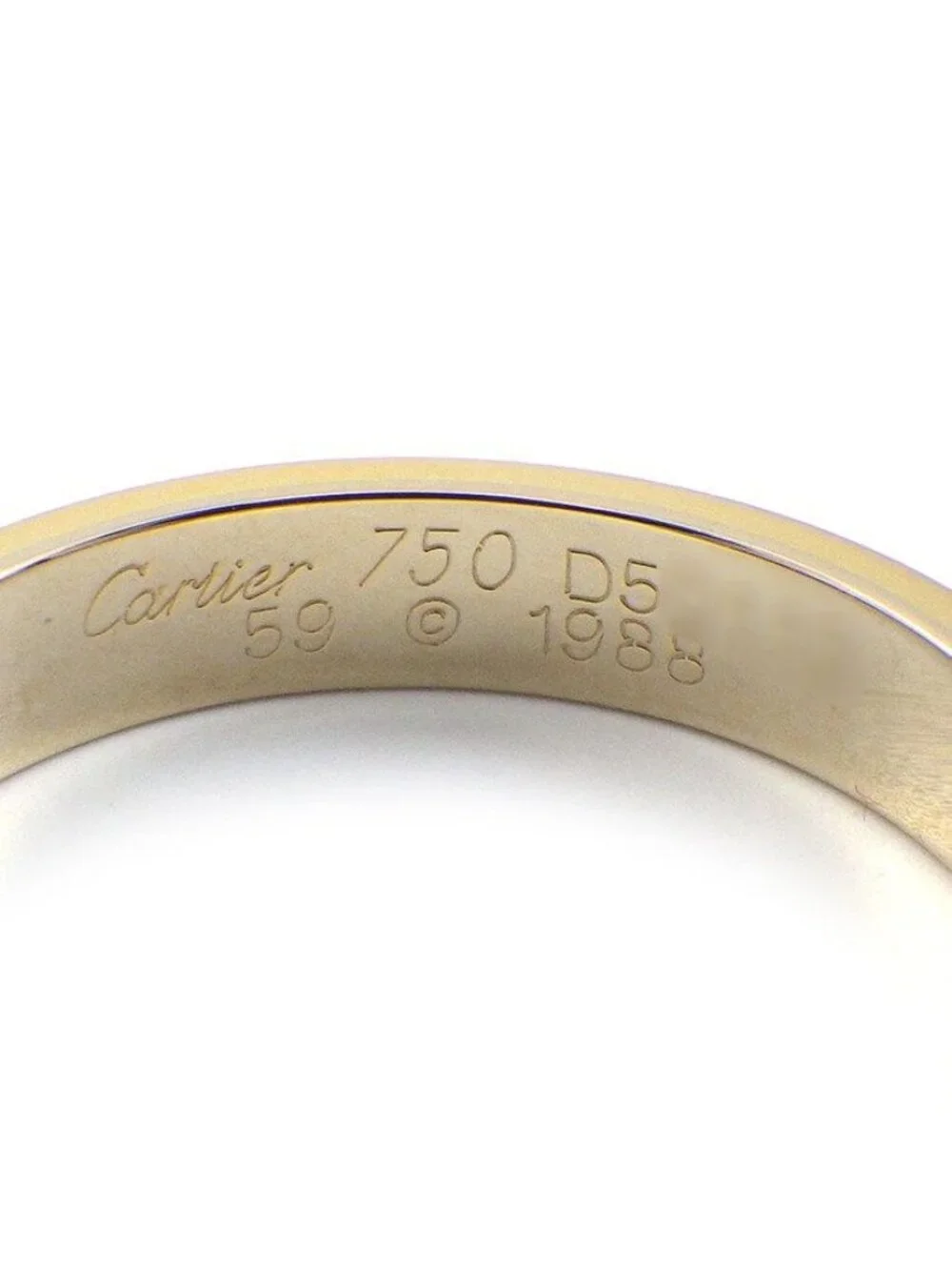 Cartier Ring Vendome Trinity Wedding Three Color 18K Pink Gold 18K White 18K